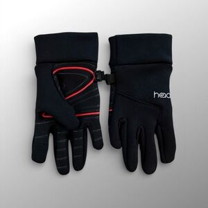 Head Youth Black Gloves